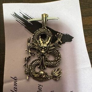 Silver Dragon pendant